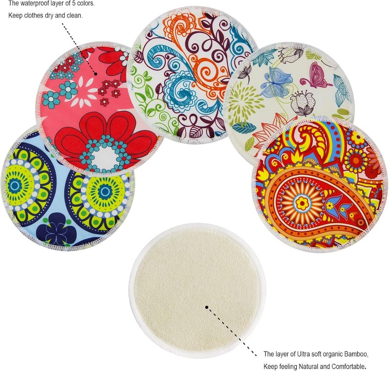 Pinowu Organic Bamboo Nursing Pads Set - Image 5
